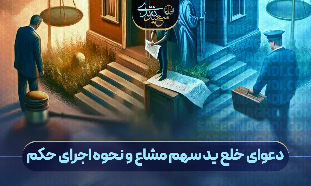 دعوای خلع ید سهم مشاع و نحوه اجرای حکم copy